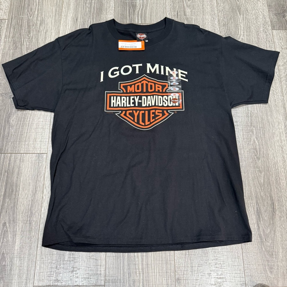 2010 nwt Harley-Davidson Black and Orange Graphic Tee Olympia wa